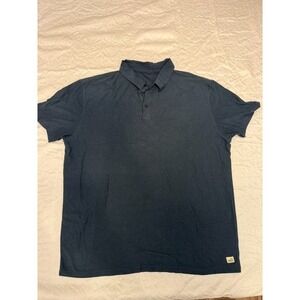 Vuori Strato Tech Polo‎ XL Charcoal Heather Stretch Moisture Wicking Performance